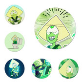 STEVEN UNIVERSE PERIDOT značka broš igla dodaci za odjeću ruksak ukras dar 58 mm