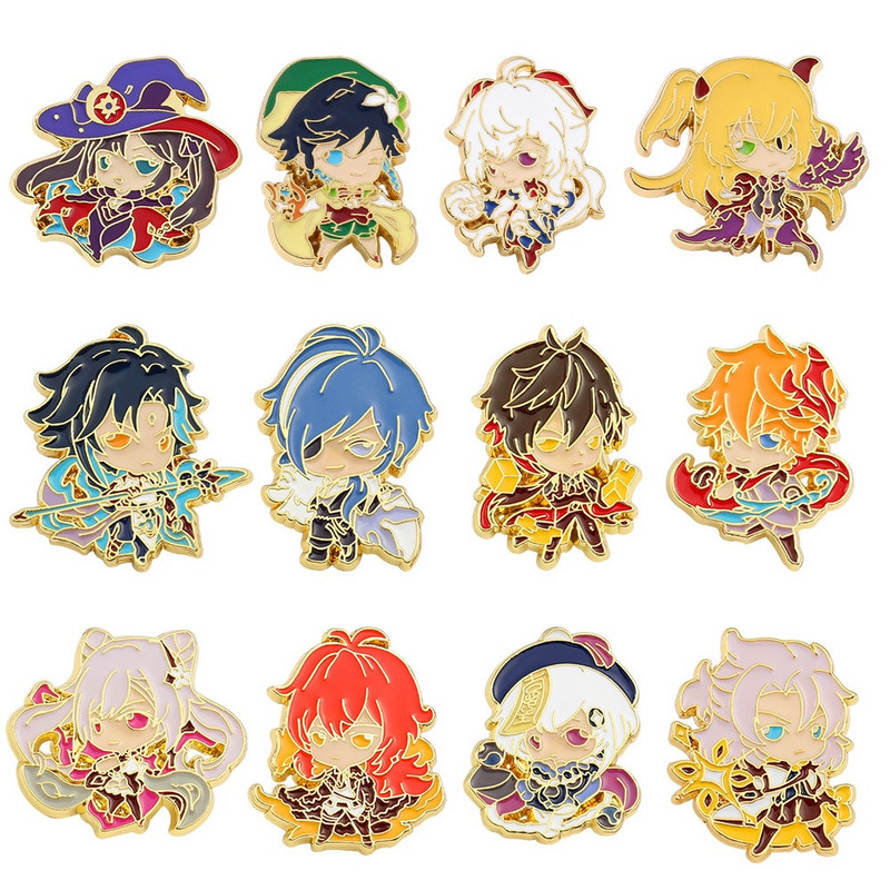 Joc de anime japonez Manga Jujutsu Kaisen Ace emailate Demon Slayer Insigna pentru rucsac guler ace de rever Bijuterii Cadouri pentru prieteni