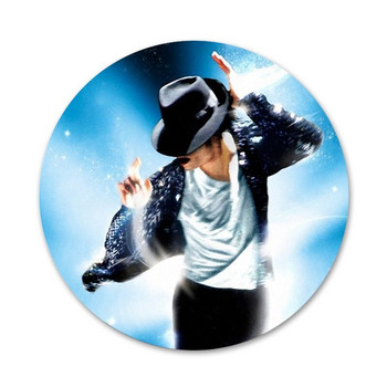 Майкъл Джексън Dancing King Икони Пинове Декорация на значки Брошки Метални значки за дрехи Декорация на раница 58 мм