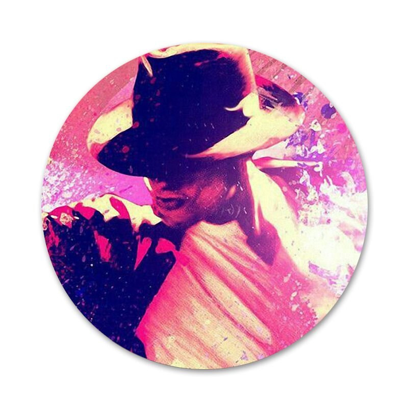 Michael Jackson Tantsukuningas Ikoonid Nõelad Märgikaunistus Prossid Metallist märgid riiete jaoks Seljakoti kaunistus 58mm