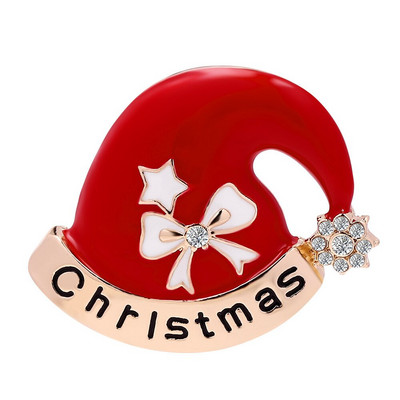 Χριστουγεννιάτικο δώρο DIY Κοσμήματα Μόδα Μεταλλικό Σμάλτο σταγόνας Ανδρικό και Γυναικείο κοστούμι καρφίτσα πέτο Παιδική τσάντα Διακόσμηση Καρφίτσα τάρανδος