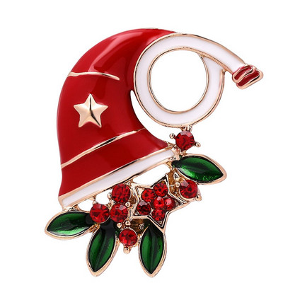 Χριστουγεννιάτικο δώρο DIY Κοσμήματα Μόδα Μεταλλικό Σμάλτο σταγόνας Ανδρικό και Γυναικείο κοστούμι καρφίτσα πέτο Παιδική τσάντα Διακόσμηση Καρφίτσα τάρανδος