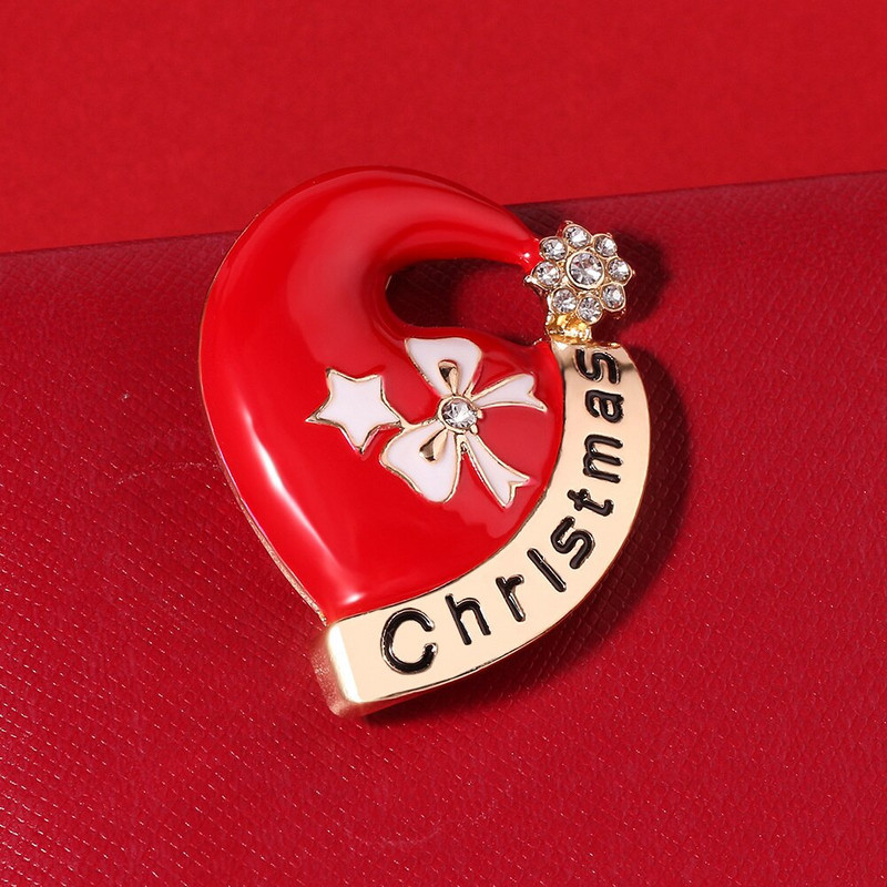 Χριστουγεννιάτικο δώρο DIY Κοσμήματα Μόδα Μεταλλικό Σμάλτο σταγόνας Ανδρικό και Γυναικείο κοστούμι καρφίτσα πέτο Παιδική τσάντα Διακόσμηση Καρφίτσα τάρανδος