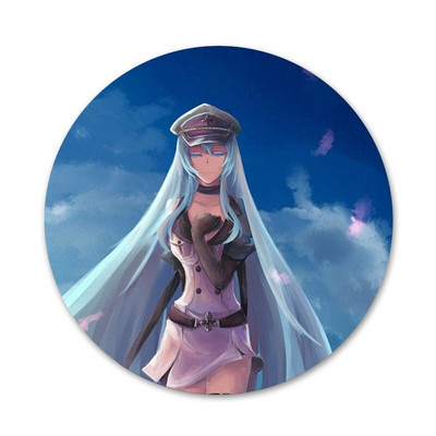 Akame ga KILL Esdeath Icons Καρφίτσες Διακοσμητικό σήμα Καρφίτσες Μεταλλικές κονκάρδες για ρούχα Διακόσμηση σακιδίου πλάτης 58mm