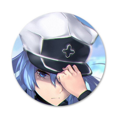 Akame ga KILL Esdeath Icons Καρφίτσες Διακοσμητικό σήμα Καρφίτσες Μεταλλικές κονκάρδες για ρούχα Διακόσμηση σακιδίου πλάτης 58mm