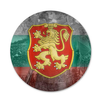 Βουλγαρία σημαία ελαιογραφία Μοτίβο Σήμα καρφίτσα καρφίτσα Αξεσουάρ για ρούχα Δώρο διακόσμηση σακίδιο πλάτης