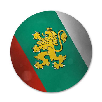 Βουλγαρία σημαία ελαιογραφία Μοτίβο Σήμα καρφίτσα καρφίτσα Αξεσουάρ για ρούχα Δώρο διακόσμηση σακίδιο πλάτης