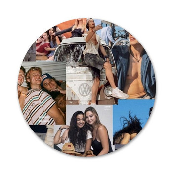Rudy Pankow Outer Banks Badge καρφίτσα καρφίτσα Αξεσουάρ για ρούχα Σακίδιο πλάτης Διακόσμηση δώρο 58mm