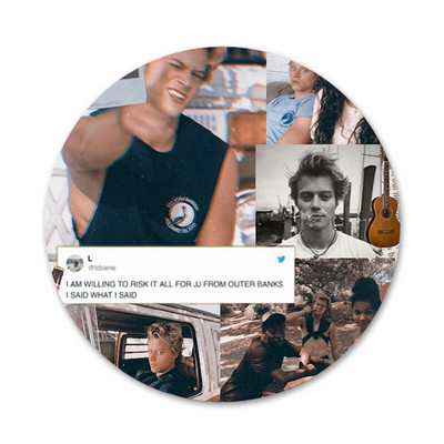 Rudy Pankow Outer Banks značka broš igla dodaci za odjeću ruksak ukras dar 58 mm