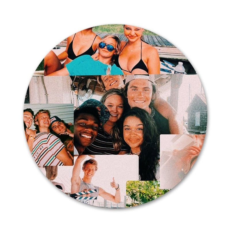 Rudy Pankow Outer Banks značka broš igla dodaci za odjeću ruksak ukras dar 58 mm