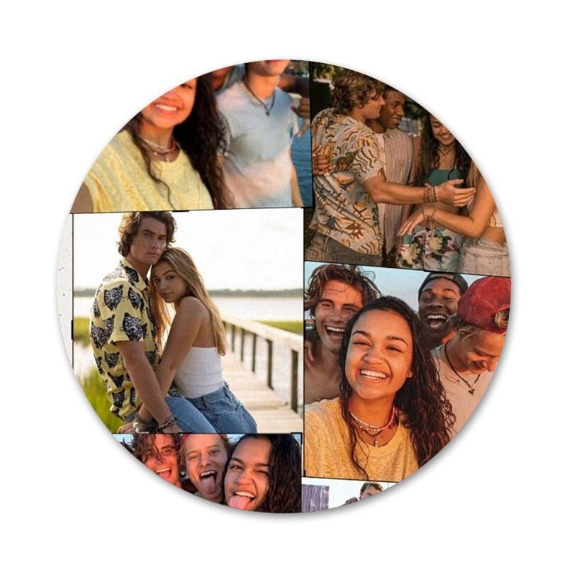 Rudy Pankow Outer Banks značka broš igla dodaci za odjeću ruksak ukras dar 58 mm