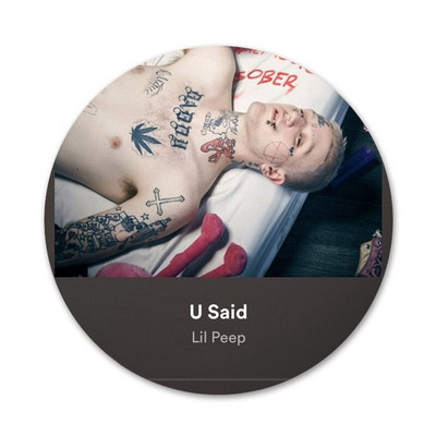 Lil Peep Hellboy märgi prossnõel Aksessuaarid riiete jaoks Seljakoti kaunistus kingitus