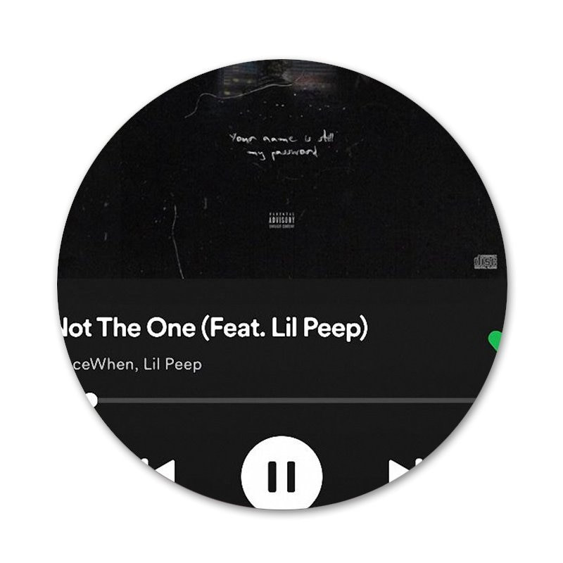 Lil Peep Hellboy märgi prossnõel Aksessuaarid riiete jaoks Seljakoti kaunistus kingitus