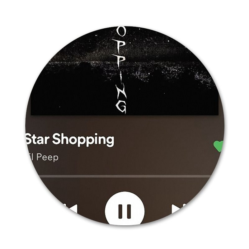 Lil Peep Hellboy märgi prossnõel Aksessuaarid riiete jaoks Seljakoti kaunistus kingitus