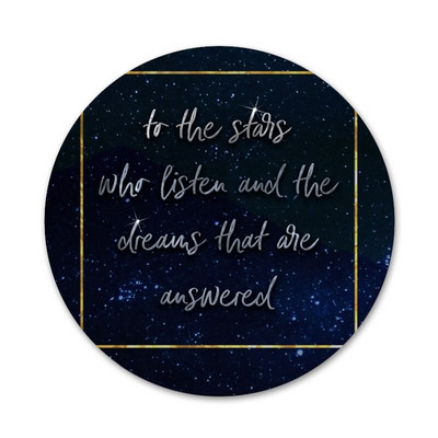 58 mm Udu ja raevu kohus Sarah J Maas Ikoonid Nööpnõelad Märgikaunistus Prossid Metallist märgid riiete jaoks Seljakoti kaunistus