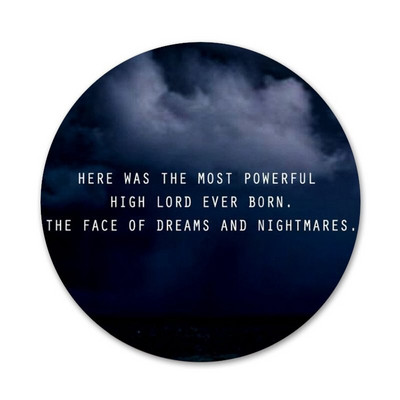 58 mm Udu ja raevu kohus Sarah J Maas Ikoonid Nööpnõelad Märgikaunistus Prossid Metallist märgid riiete jaoks Seljakoti kaunistus