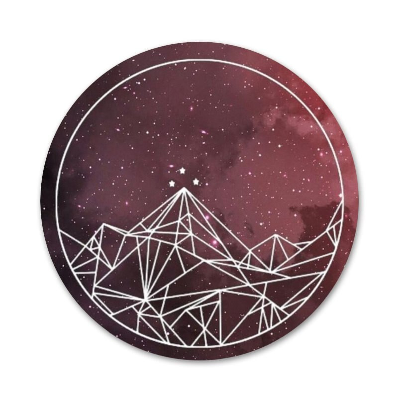 58 mm Udu ja raevu kohus Sarah J Maas Ikoonid Nööpnõelad Märgikaunistus Prossid Metallist märgid riiete jaoks Seljakoti kaunistus