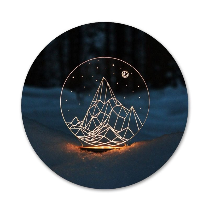 58 mm Udu ja raevu kohus Sarah J Maas Ikoonid Nööpnõelad Märgikaunistus Prossid Metallist märgid riiete jaoks Seljakoti kaunistus