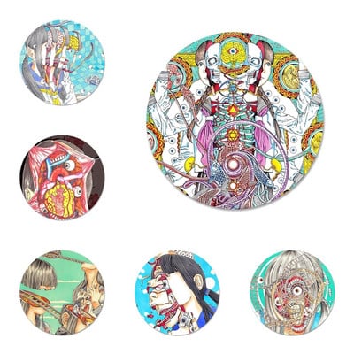 Shintaro Kago Horror Badge Καρφίτσα Αξεσουάρ καρφίτσας για Ρούχα Δώρο Διακόσμηση σακιδίου πλάτης