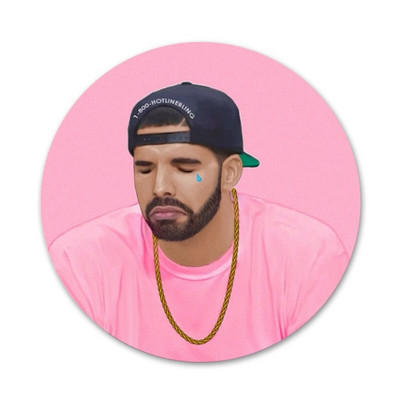 Drake ikone igle značke ukras broševi metalne značke za odjeću ruksak ukras 58 mm