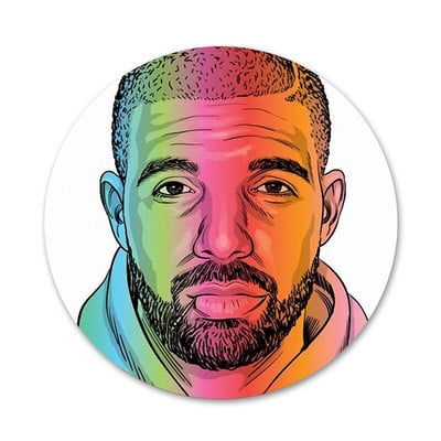 Drake ikone igle značke ukras broševi metalne značke za odjeću ruksak ukras 58 mm