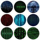 Hakerski računalni kod Umjetničke ikone Igle Dekoracija znački Broševi Metalne značke za odjeću Dekoracija ruksaka 58 mm