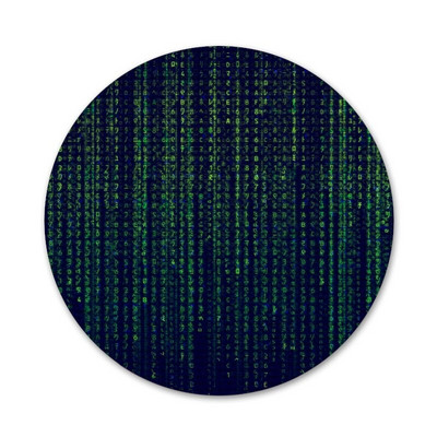 Hakerski računalni kod Umjetničke ikone Igle Dekoracija znački Broševi Metalne značke za odjeću Dekoracija ruksaka 58 mm