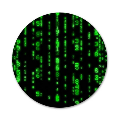 Hakerski računalni kod Umjetničke ikone Igle Dekoracija znački Broševi Metalne značke za odjeću Dekoracija ruksaka 58 mm