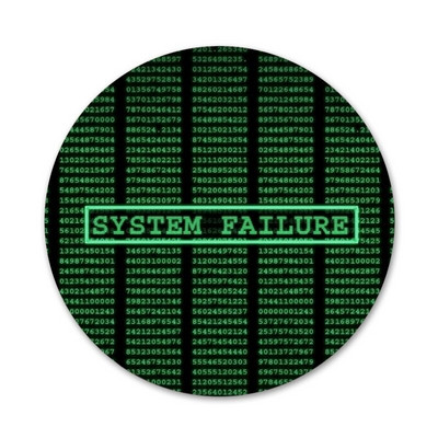 Hakerski računalni kod Umjetničke ikone Igle Dekoracija znački Broševi Metalne značke za odjeću Dekoracija ruksaka 58 mm