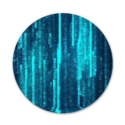 Hakerski računalni kod Umjetničke ikone Igle Dekoracija znački Broševi Metalne značke za odjeću Dekoracija ruksaka 58 mm