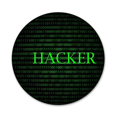 Hakerski računalni kod Umjetničke ikone Igle Dekoracija znački Broševi Metalne značke za odjeću Dekoracija ruksaka 58 mm