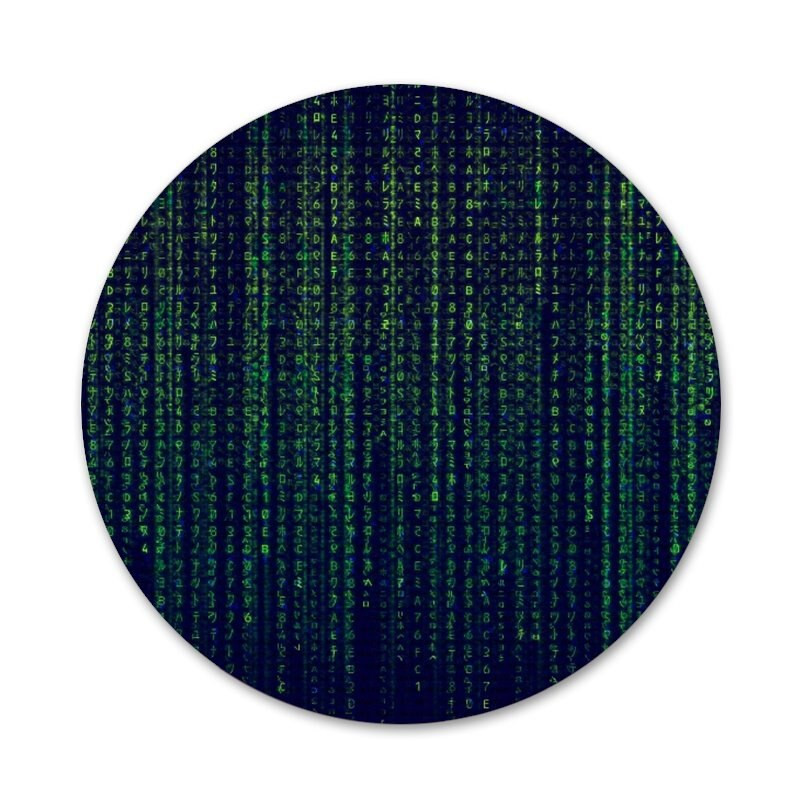 Hakerski računalni kod Umjetničke ikone Igle Dekoracija znački Broševi Metalne značke za odjeću Dekoracija ruksaka 58 mm