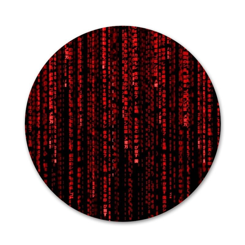 Hakerski računalni kod Umjetničke ikone Igle Dekoracija znački Broševi Metalne značke za odjeću Dekoracija ruksaka 58 mm