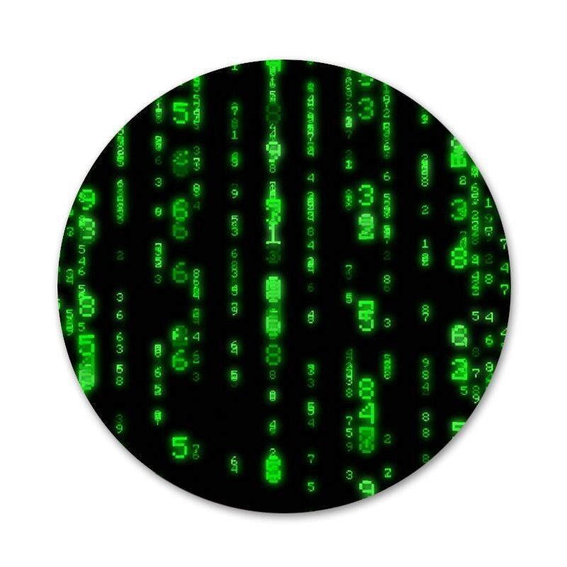 Hakerski računalni kod Umjetničke ikone Igle Dekoracija znački Broševi Metalne značke za odjeću Dekoracija ruksaka 58 mm