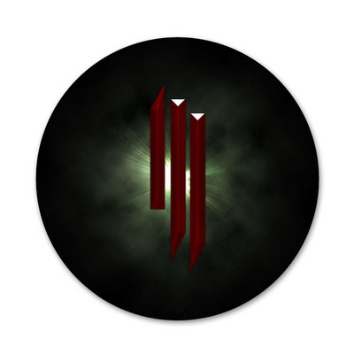 58 mm skrillex Muzika dj Piktogramos Smeigtukai Ženkliuko apdaila Sagės Metaliniai Ženkliukai Drabužiams Kuprinės puošimas