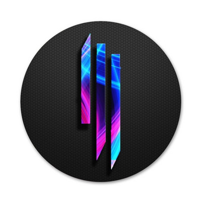 58 mm skrillex Muzika dj Piktogramos Smeigtukai Ženkliuko apdaila Sagės Metaliniai Ženkliukai Drabužiams Kuprinės puošimas