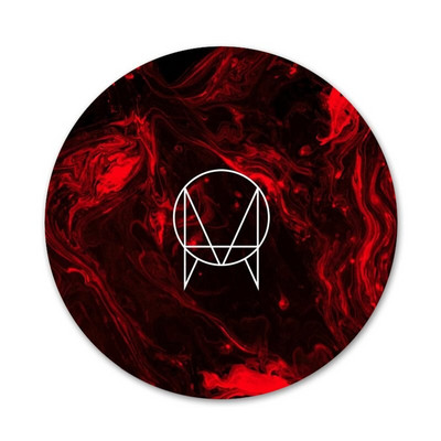 58 mm skrillex Muzika dj Piktogramos Smeigtukai Ženkliuko apdaila Sagės Metaliniai Ženkliukai Drabužiams Kuprinės puošimas