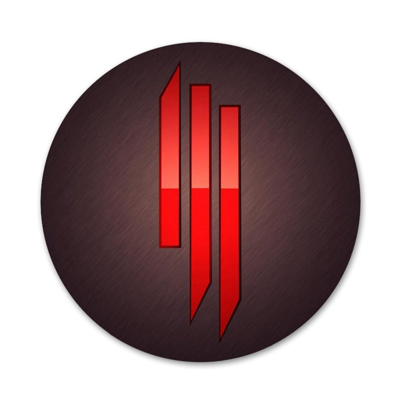 58 mm skrillex Muzika dj Piktogramos Smeigtukai Ženkliuko apdaila Sagės Metaliniai Ženkliukai Drabužiams Kuprinės puošimas