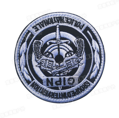 Нова френска жандармерия Бродерия Кръпка Стикери Лента за ръка Ивица Комплект значки Раница Значка Превръзка Апликация CSI Еполет