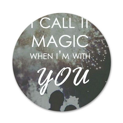 POP British Rock Bnads Coldplay Poster Broš Igla Cosplay značka Dodaci za odjeću Ruksak Dekoracija Poklon 58 mm