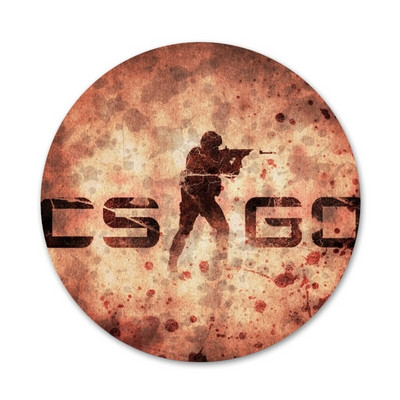 58mm igrica cs go csgo ikone igle značka ukras broševi metalni bedževi za odjeću ukras ruksaka