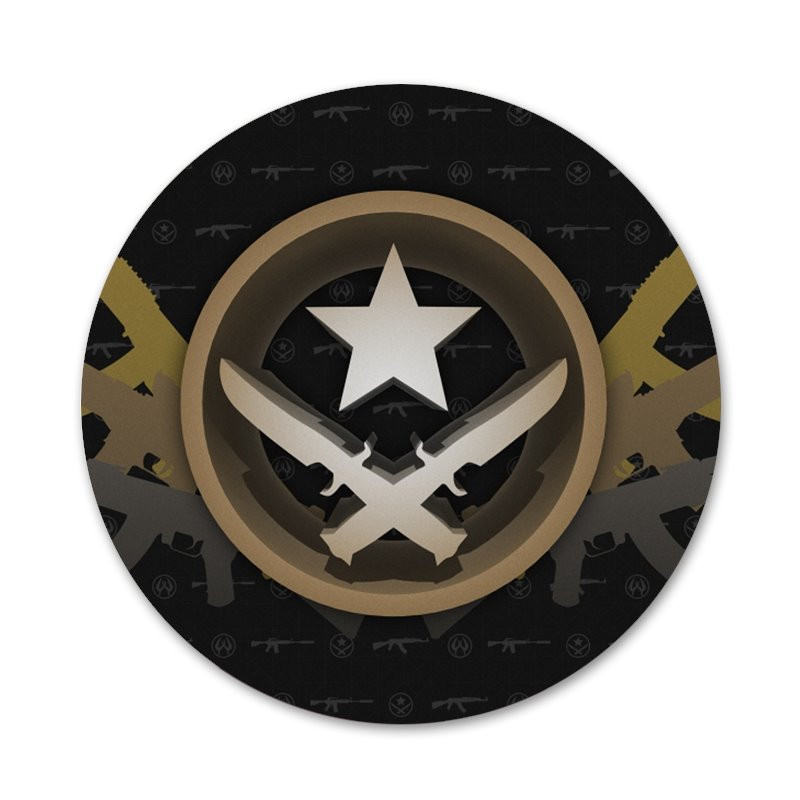 58mm igrica cs go csgo ikone igle značka ukras broševi metalni bedževi za odjeću ukras ruksaka