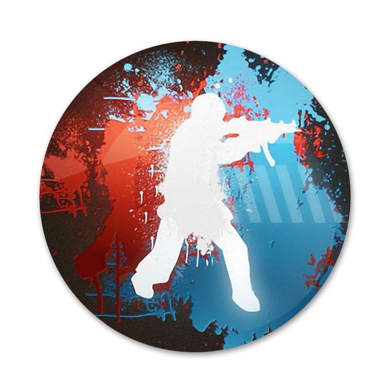 58mm igrica cs go csgo ikone igle značka ukras broševi metalni bedževi za odjeću ukras ruksaka