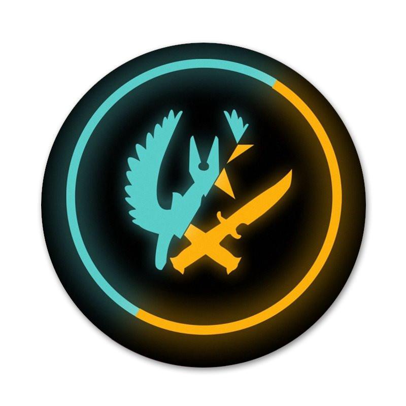 58mm igrica cs go csgo ikone igle značka ukras broševi metalni bedževi za odjeću ukras ruksaka