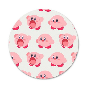 Сладка значка за игра Kirbys Popopo Брошка Аксесоари за игли за дрехи Декорация на раница Подарък 58 мм