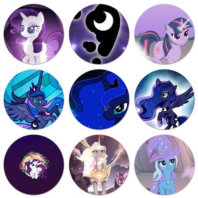 58 χιλιοστά Little Pony Luna Καρφίτσα Cosplay Badge Αξεσουάρ για Δώρο Δώρο Διακόσμησης σακιδίου πλάτης