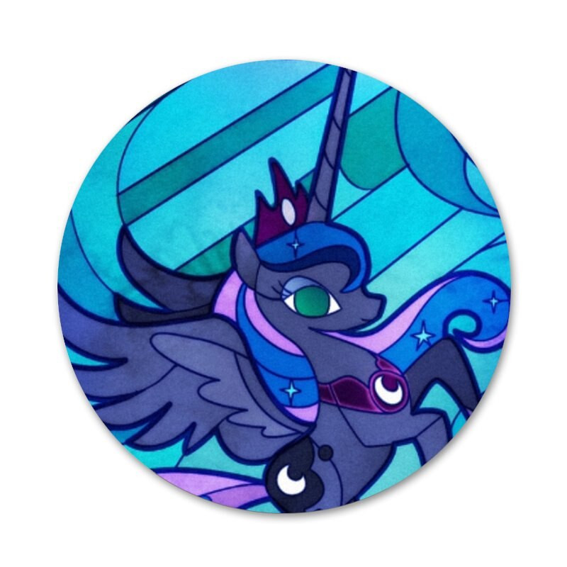 58 χιλιοστά Little Pony Luna Καρφίτσα Cosplay Badge Αξεσουάρ για Δώρο Δώρο Διακόσμησης σακιδίου πλάτης