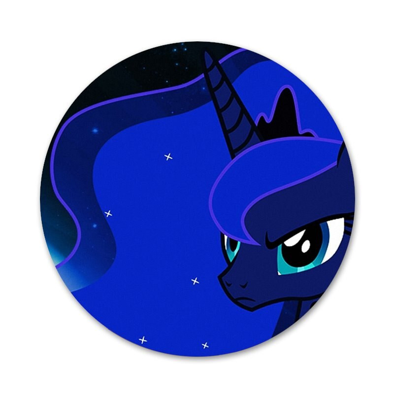 58 χιλιοστά Little Pony Luna Καρφίτσα Cosplay Badge Αξεσουάρ για Δώρο Δώρο Διακόσμησης σακιδίου πλάτης