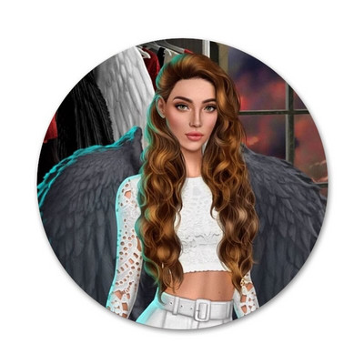 58 mm romantikos klubo piktogramos Smeigtukai Ženkliuko dekoravimas Sagės Metaliniai ženkleliai drabužiams Kuprinės puošimas