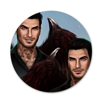 58 mm romantikos klubo piktogramos Smeigtukai Ženkliuko dekoravimas Sagės Metaliniai ženkleliai drabužiams Kuprinės puošimas